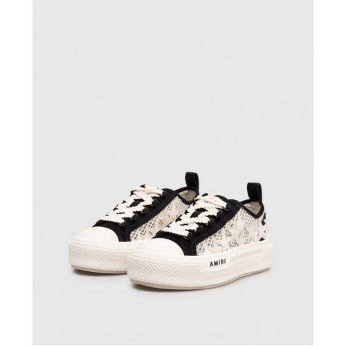 Sneakers AMIRI, Stars Court Low, Black and White