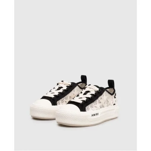Sneakers AMIRI, Stars Court Low, Black and White