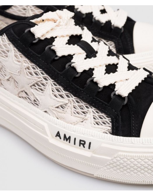 Sneakers AMIRI, Stars Court Low, Black and White - AWSNSN1045001