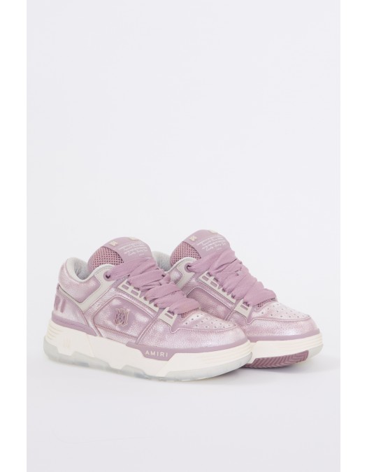 Sneakers AMIRI, pebbled low-top trainers, Pink - AWSNSN1046637