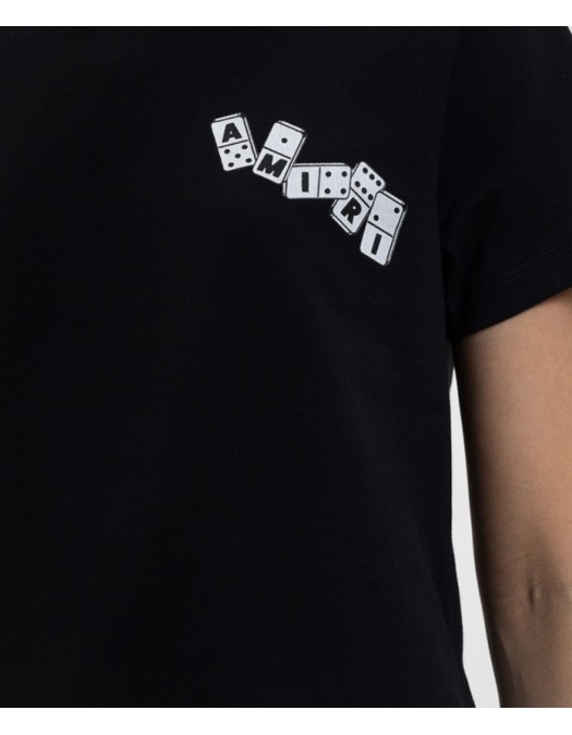 Tricou AMIRI, Black Domino T-shirt - AWTOJR1024001