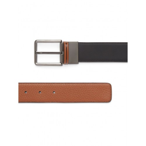 Curea Zegna, Leather Reversible, Brown Curea Zegna, Leather Reversible, Brown
