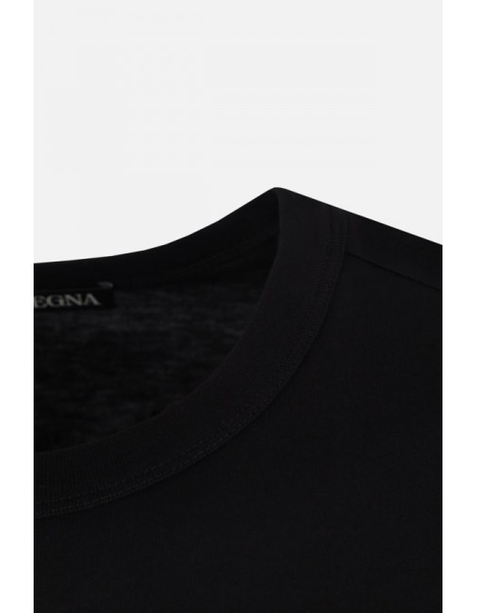 Tricou Zegna, Little Print, Black - B760E7360A5K09