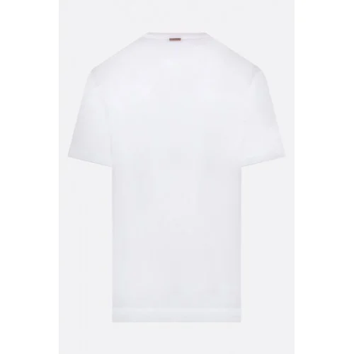 Tricou Zegna, Little Print, White