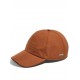 Sapca Zegna, Embroidered Baseball, cognac brown - B8CE8I00HVJC