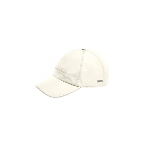 Sapca Zegna, Embroidered Baseball, White Sapca Zegna, Embroidered Baseball, White
