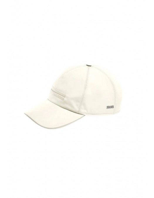 Sapca Zegna, Embroidered Baseball, White - B8CE8I00HWH1 Sapca Zegna, Embroidered Baseball, White - B8CE8I00HWH1