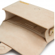 Geanta JACQUEMUS, Large Bambino Dark Beige Suede Crossbody Bag - BAW00007AC08C01180