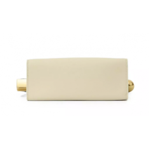 Geanta JACQUEMUS, Le Sac Rond Carre leather clutch