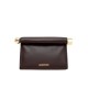 Geanta JACQUEMUS, Le Sac Rond Carre leather clutch, Brown - BAW00472AC27L14890