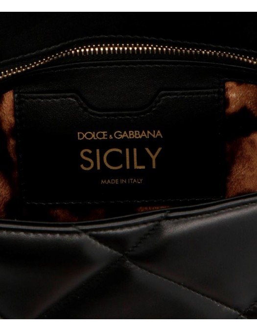 GEANTA DOLCE & GABBANA -Sicily Bag, CalfSkin - BB6002AW59180999