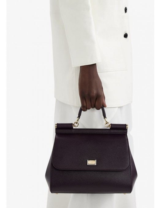 GEANTA DOLCE & GABBANA, Sicily Design, Large, Merlot - BB6002B10018M073