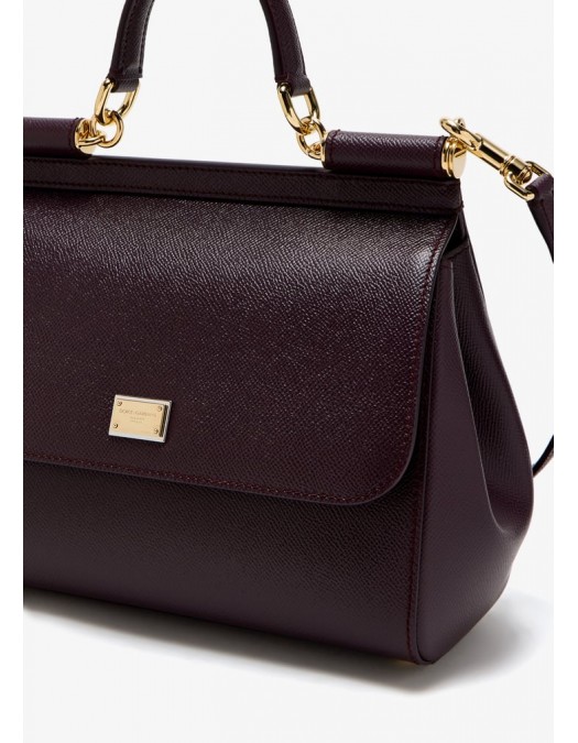 GEANTA DOLCE & GABBANA, Sicily Design, Large, Merlot - BB6002B10018M073