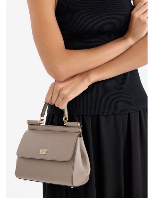 GEANTA DOLCE & GABBANA, Sicily Design, Medium, Bej - BB6003B100180045