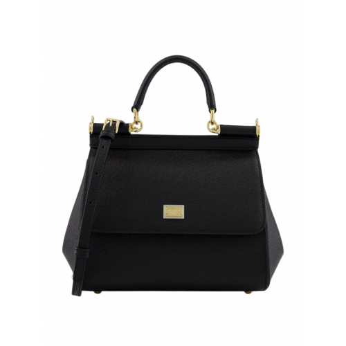 GEANTA DOLCE & GABBANA,  Sicily Handbag, Medium, Black