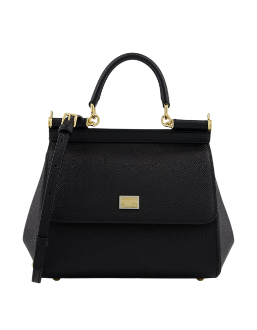 GEANTA DOLCE & GABBANA, Sicily Handbag, Medium, Black - BB6003B100180999UNI GEANTA DOLCE & GABBANA, Sicily Handbag, Medium, Black - BB6003B100180999UNI