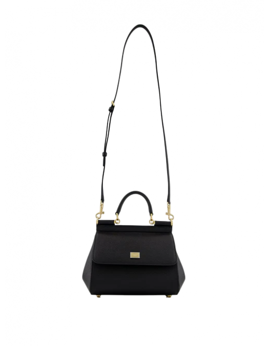 GEANTA DOLCE & GABBANA, Sicily Handbag, Medium, Black - BB6003B100180999UNI GEANTA DOLCE & GABBANA, Sicily Handbag, Medium, Black - BB6003B100180999UNI