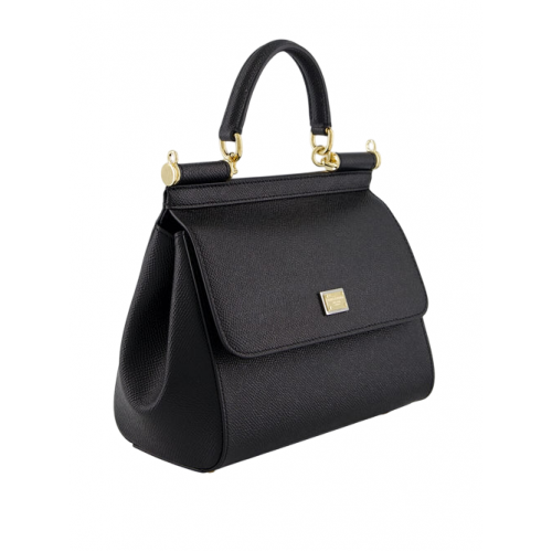 GEANTA DOLCE & GABBANA,  Sicily Handbag, Medium, Black