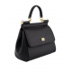 GEANTA DOLCE & GABBANA, Sicily Handbag, Medium, Black - BB6003B100180999UNI GEANTA DOLCE & GABBANA, Sicily Handbag, Medium, Black - BB6003B100180999UNI