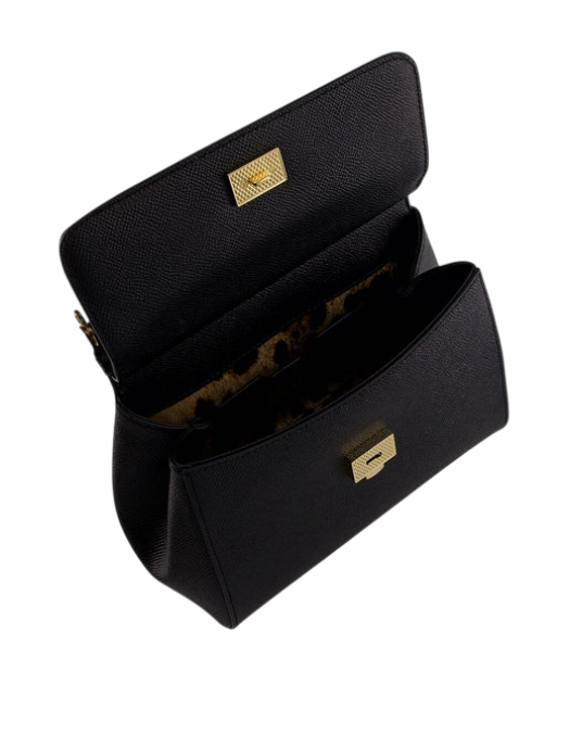 GEANTA DOLCE & GABBANA, Sicily Handbag, Medium, Black - BB6003B100180999UNI GEANTA DOLCE & GABBANA, Sicily Handbag, Medium, Black - BB6003B100180999UNI