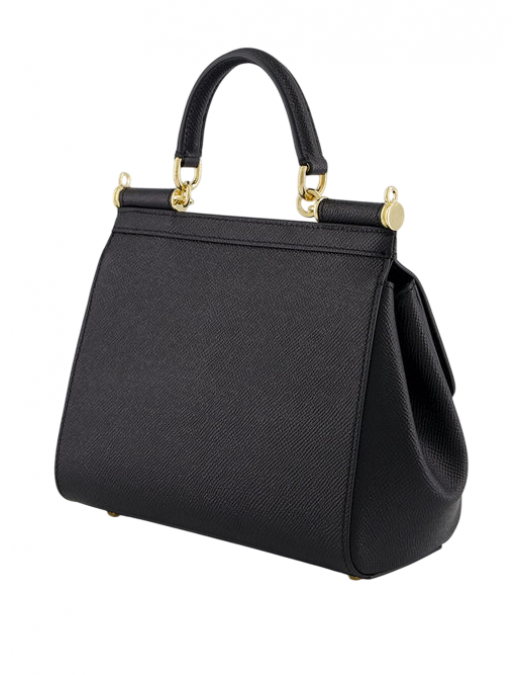 GEANTA DOLCE & GABBANA, Sicily Handbag, Medium, Black - BB6003B100180999UNI GEANTA DOLCE & GABBANA, Sicily Handbag, Medium, Black - BB6003B100180999UNI