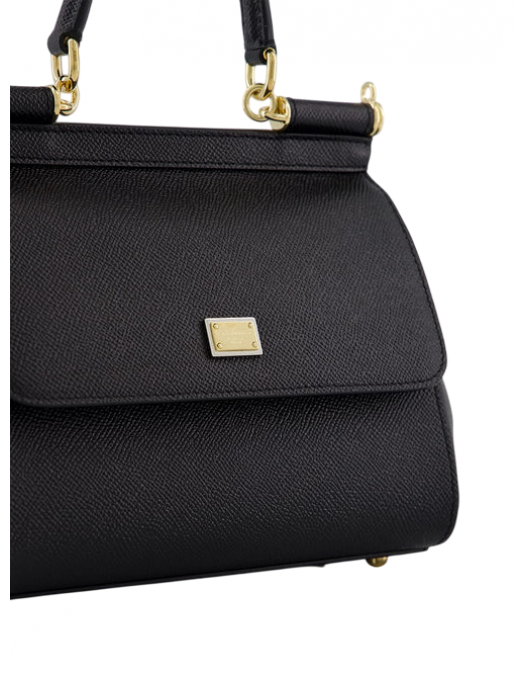 GEANTA DOLCE & GABBANA, Sicily Handbag, Medium, Black - BB6003B100180999UNI GEANTA DOLCE & GABBANA, Sicily Handbag, Medium, Black - BB6003B100180999UNI