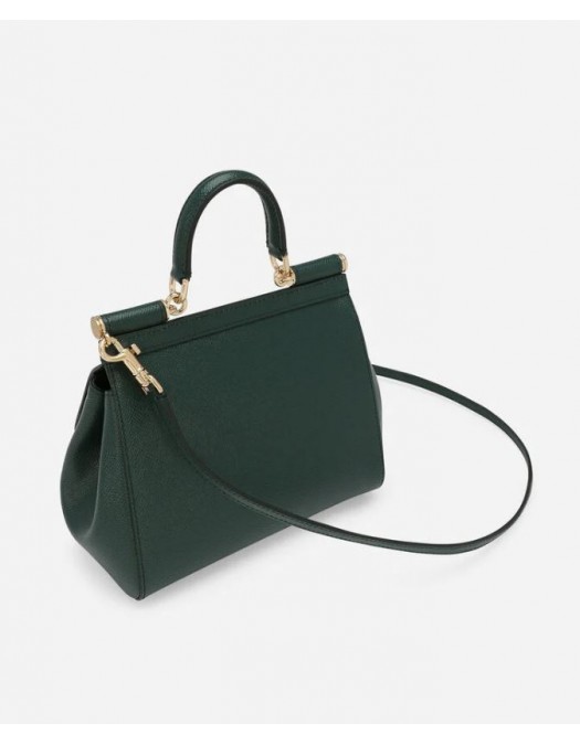 GEANTA DOLCE & GABBANA,  Sicily Handbag, Medium, Green - BB6003B100187399