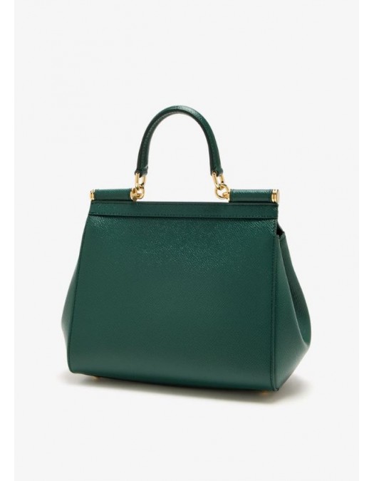 GEANTA DOLCE & GABBANA,  Sicily Handbag, Medium, Green - BB6003B100187399