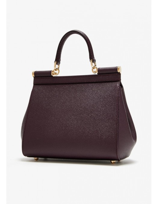 GEANTA DOLCE & GABBANA,  Sicily Handbag, Medium, Merlot - BB6003B10018M073