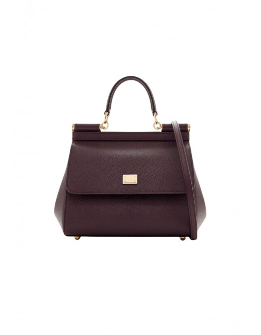 GEANTA DOLCE & GABBANA,  Sicily Handbag, Medium, Merlot - BB6003B10018M073