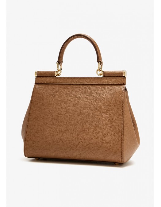 GEANTA DOLCE & GABBANA,  Sicily Handbag, Medium, Maro - BB6003B10018M417