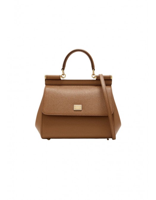 GEANTA DOLCE & GABBANA,  Sicily Handbag, Medium, Maro - BB6003B10018M417