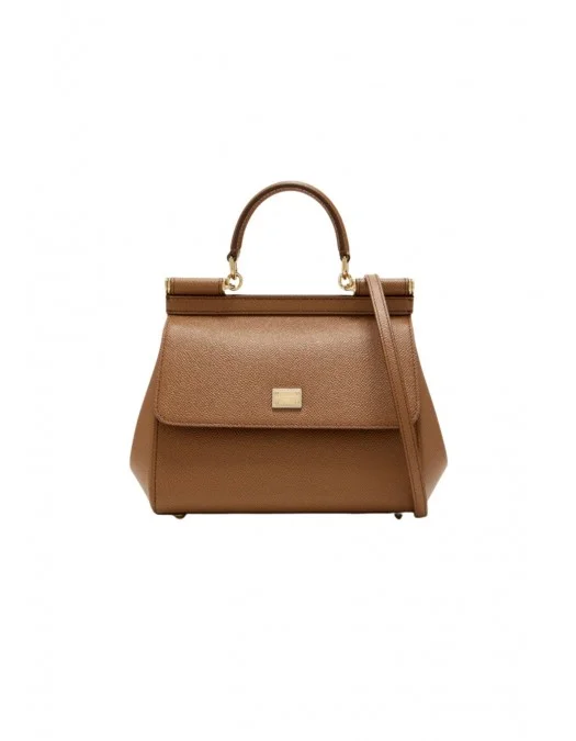 GEANTA DOLCE & GABBANA,  Sicily Handbag, Medium, Maro - BB6003B10018M417