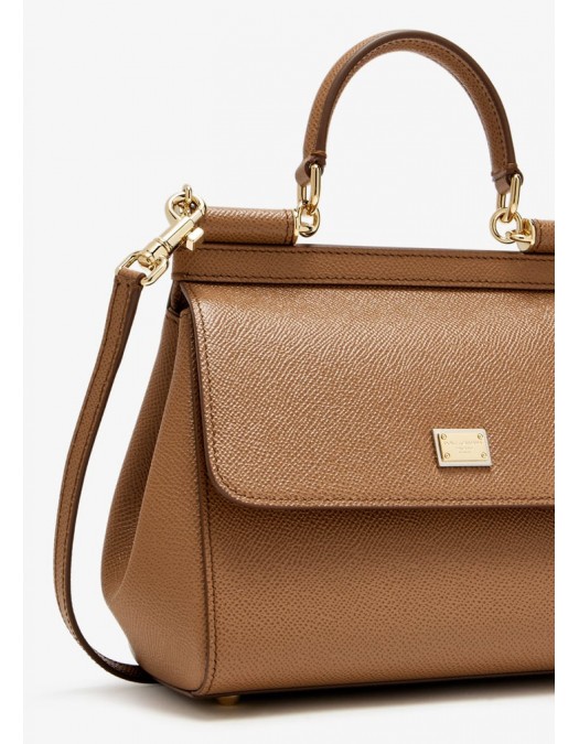 GEANTA DOLCE & GABBANA,  Sicily Handbag, Medium, Maro - BB6003B10018M417