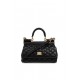 GEANTA DOLCE & GABBANA, Small Sicily Design, Shoulder Bag, Black - BB7116AV96780999