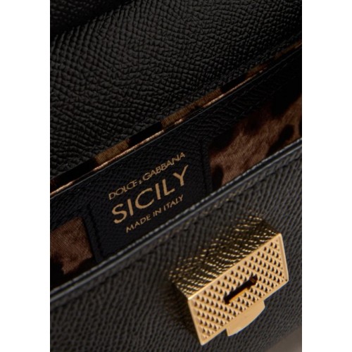 Geanta DOLCE & GABBANA, Small Sicily handbag, Black
