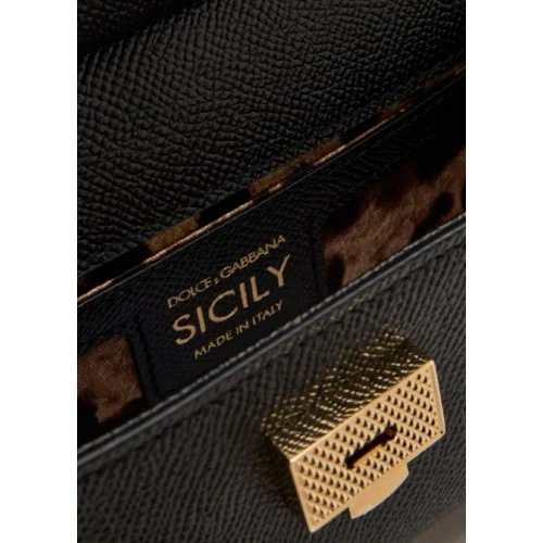 Geanta DOLCE & GABBANA, Small Sicily handbag, Black