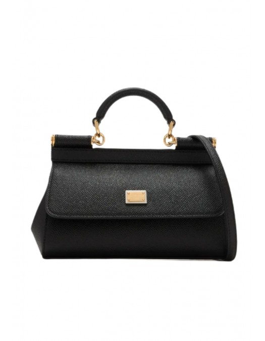Geanta DOLCE & GABBANA, Small Sicily handbag, Black - BB7116B100180999