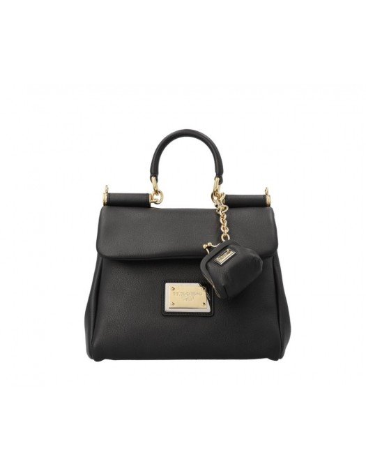 Geanta Dolce & Gabbana, Sicily Soft' small handbag, Negru - BB7400AG64280999