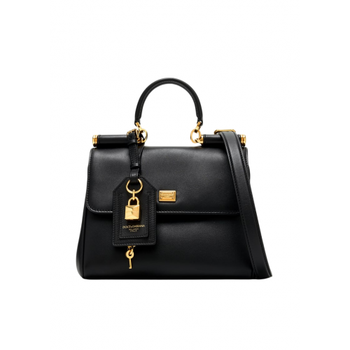 GEANTA DOLCE & GABBANA, My Sicily Design, Gold Tone, Black