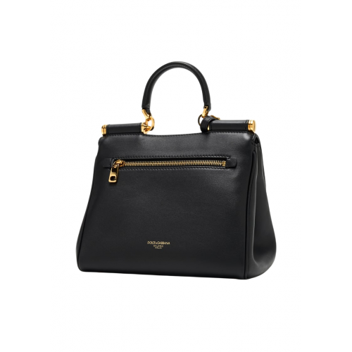 GEANTA DOLCE & GABBANA, My Sicily Design, Gold Tone, Black