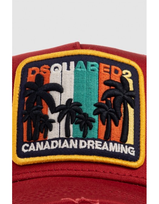 Sapca DSQUARED2,  RED Baseball cap - BCM003705C000015096