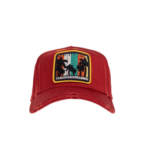 Sapca DSQUARED2,  RED Baseball cap