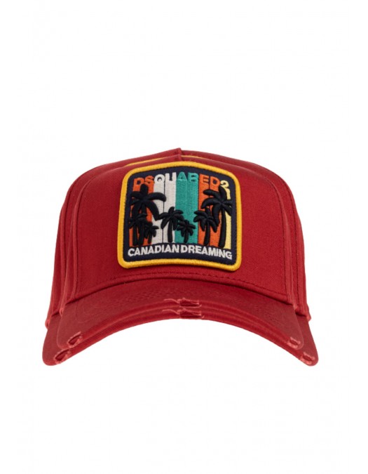 Sapca DSQUARED2,  RED Baseball cap - BCM003705C000015096