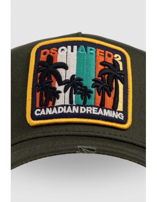 Sapca DSQUARED2, GREEN Baseball cap - BCM003705C000018066
