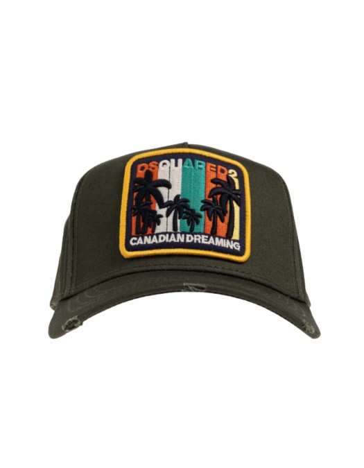 Sapca DSQUARED2, GREEN Baseball cap - BCM003705C000018066