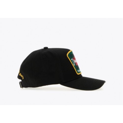 Sapca DSQUARED2, City of wood, Baseball cap, Negru