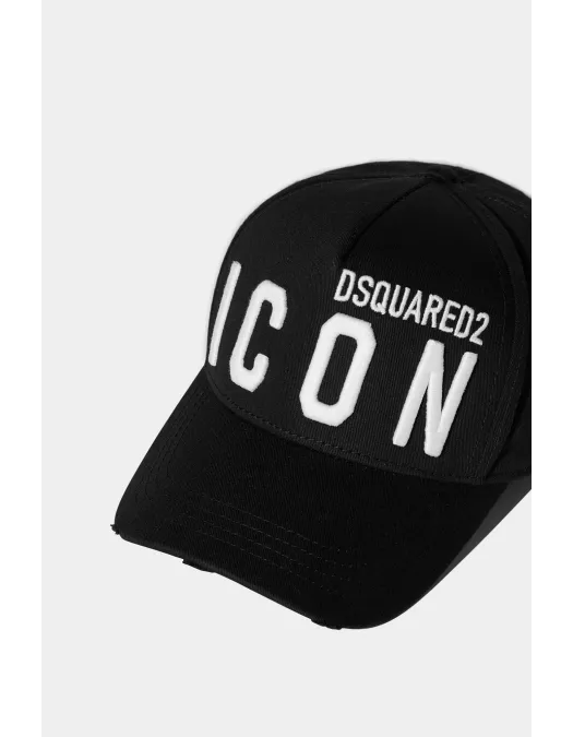 Sapca DSQUARED2, Icon, Negru - BCM0412M063