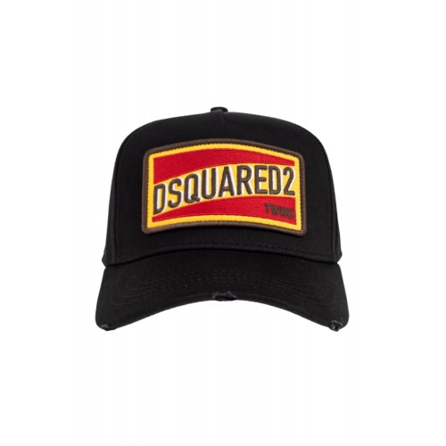 Sapca DSQUARED2,  BLACK Baseball cap