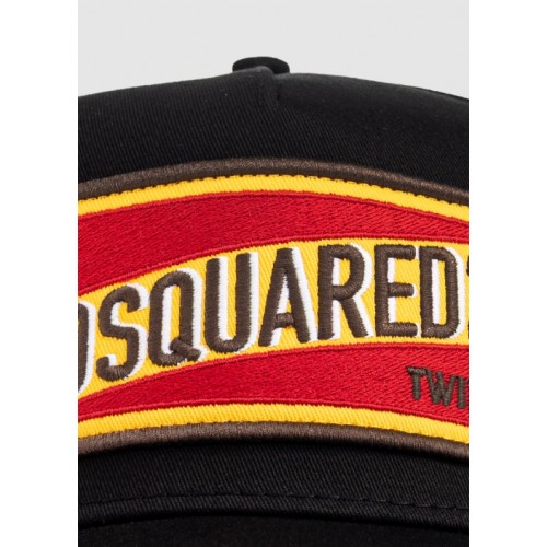 Sapca DSQUARED2,  BLACK Baseball cap